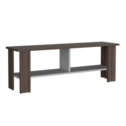 Rack Tv, Milan Y Blanco, Con Capacidad Para Televisor De 50 Pulgadas