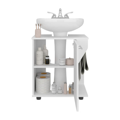 Mueble Para Lavamanos Phillips Con Una Puerta, Blanco
