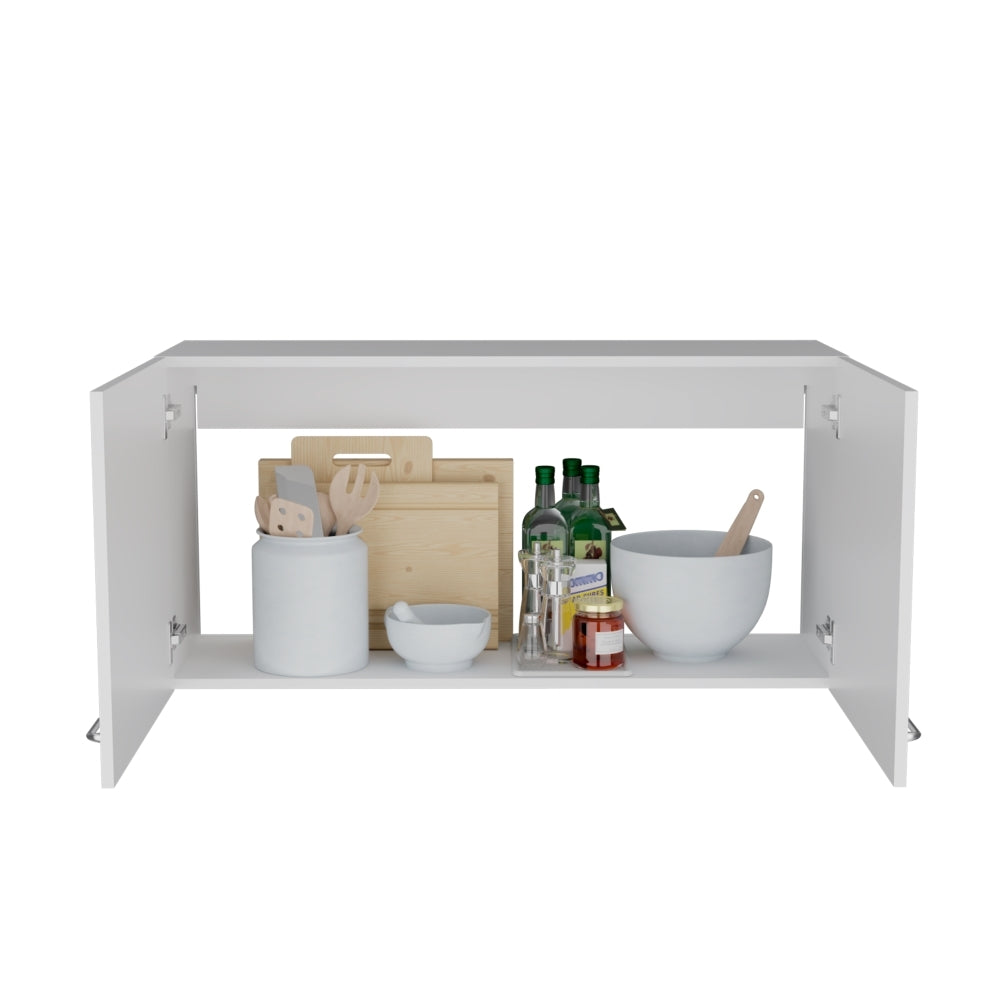 Mueble Superior Cocina Napoles 100 Cm, Blanco, con Gran Capacidad de Almacenamiento