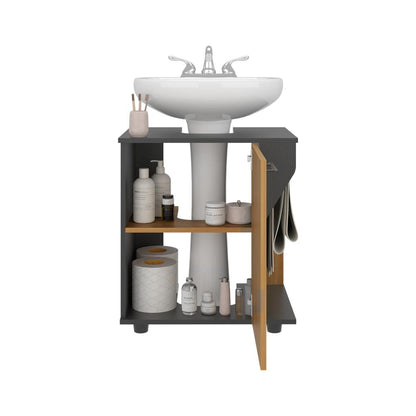 Mueble Para Lavamanos Phillips Una Puerta Wengue Y Fresno