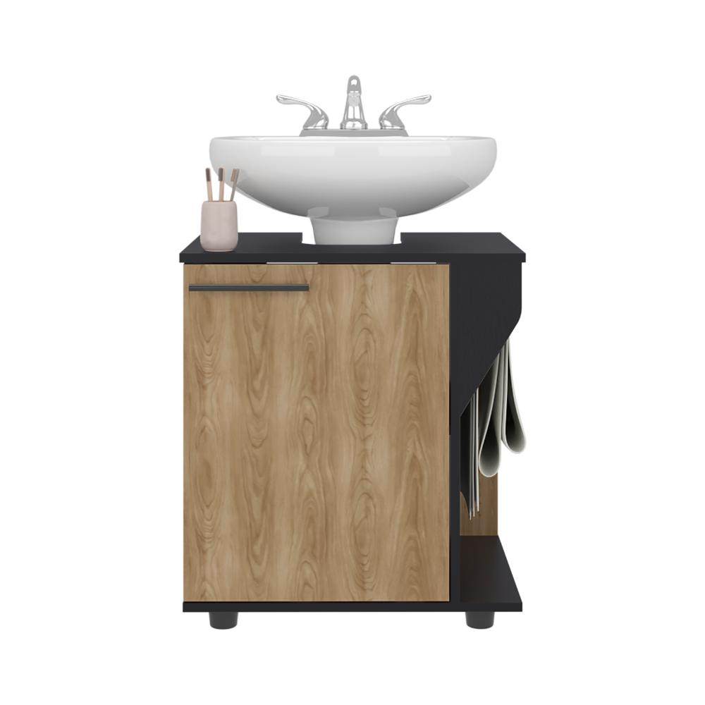 Mueble Para Lavamanos Phillips Una Puerta Wengue Y Fresno