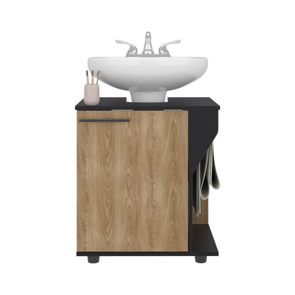 Mueble Para Lavamanos Phillips Una Puerta Wengue Y Fresno