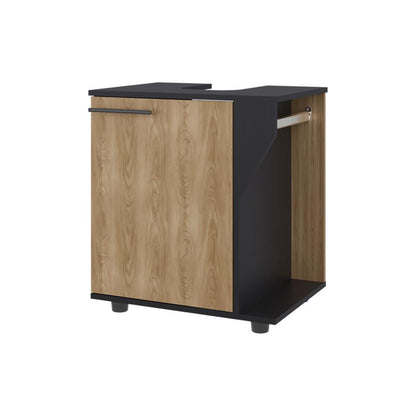 Mueble Para Lavamanos Phillips Una Puerta Wengue Y Fresno