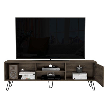 Mueble Para TV Modelo Andorra Color Bellota Para Sala De Estar