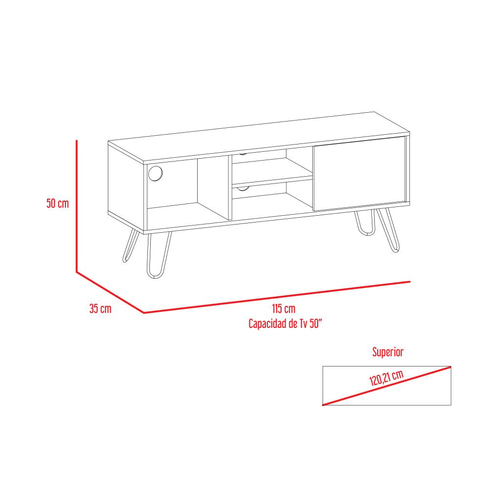 Mueble Para TV Andorra Color Bellota Para Sala De Estar