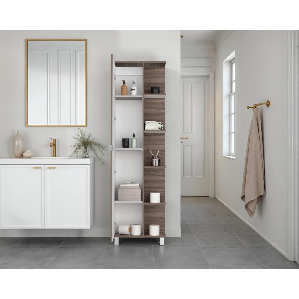Optimizador Bath 300 Una Puerta, Avellana y Blanco