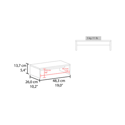 Rack Alzador Para Monitor, Wengue