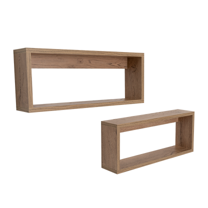 Repisa Duo, con amplio espacio para colocar todo tipo de objetos