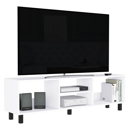 Mesa Para Tv Tunez, Blanco Duqueza, Para Televisor Hasta 70 Pulgadas