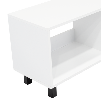 Mesa Para Tv Tunez, Blanco Duqueza, Para Televisor Hasta 70 Pulgadas