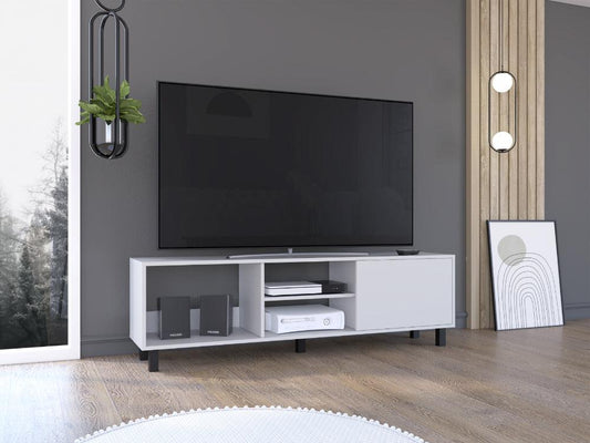 Rack Tv65 Tunez Una Puerta, Blanco