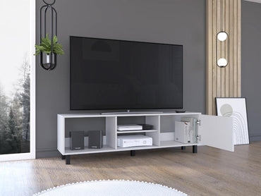 Rack Tv65 Tunez Una Puerta, Blanco