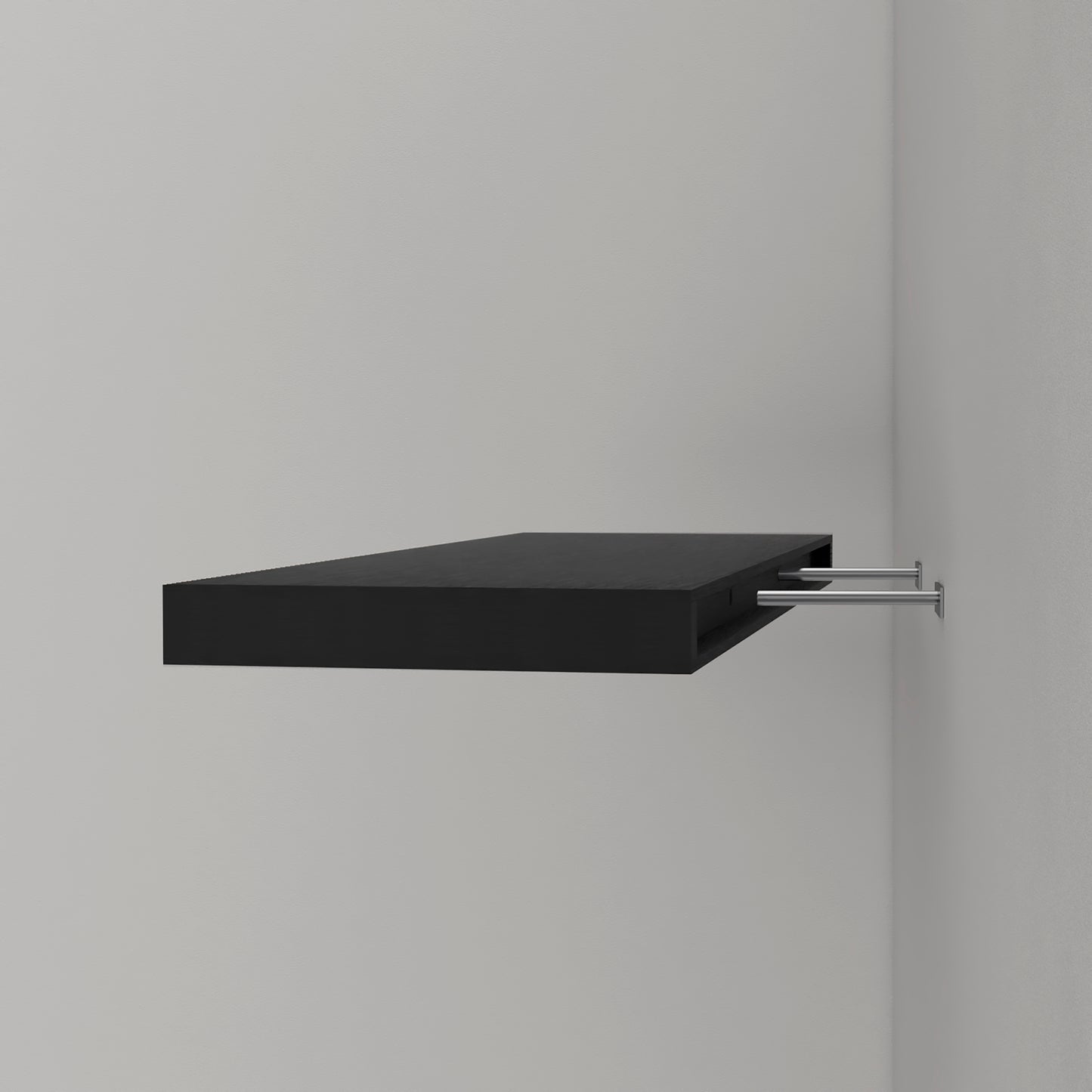 Repisa Flotante Maca, Negro