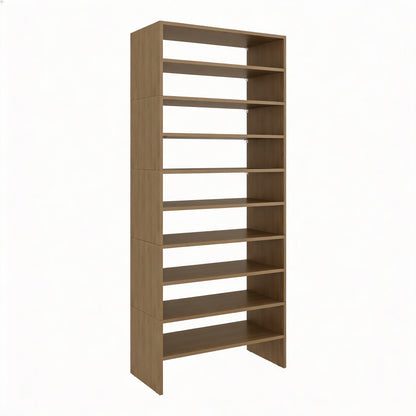 Modulo Zapatero Z-72 Apilable Diez Niveles, Fresno