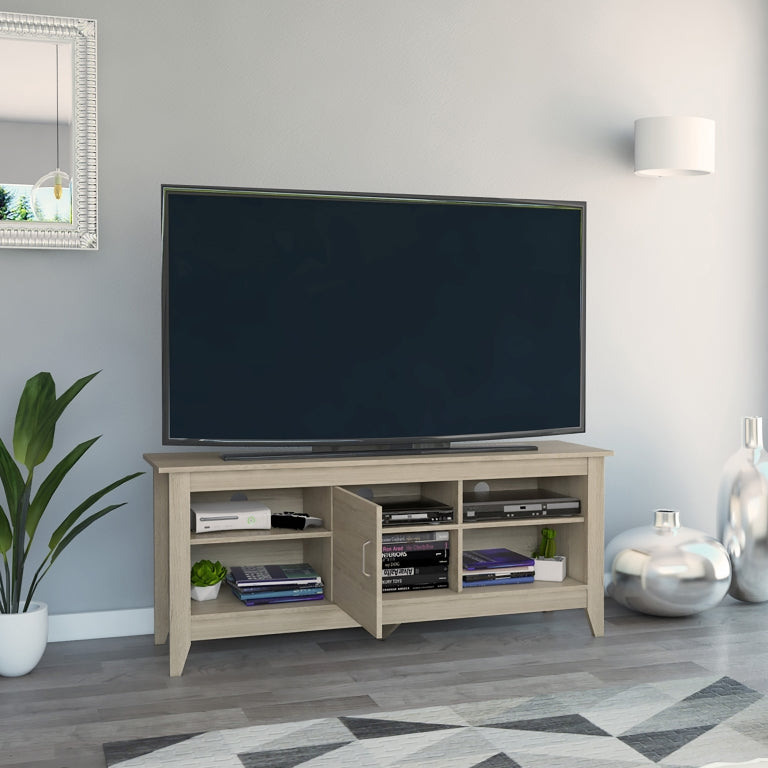 Rack TV Essential Color Rovere Para Sala De Estar