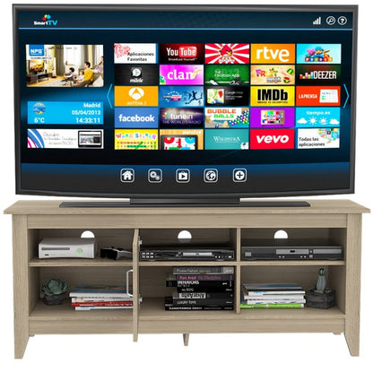 Rack TV Essential Color Rovere Para Sala De Estar