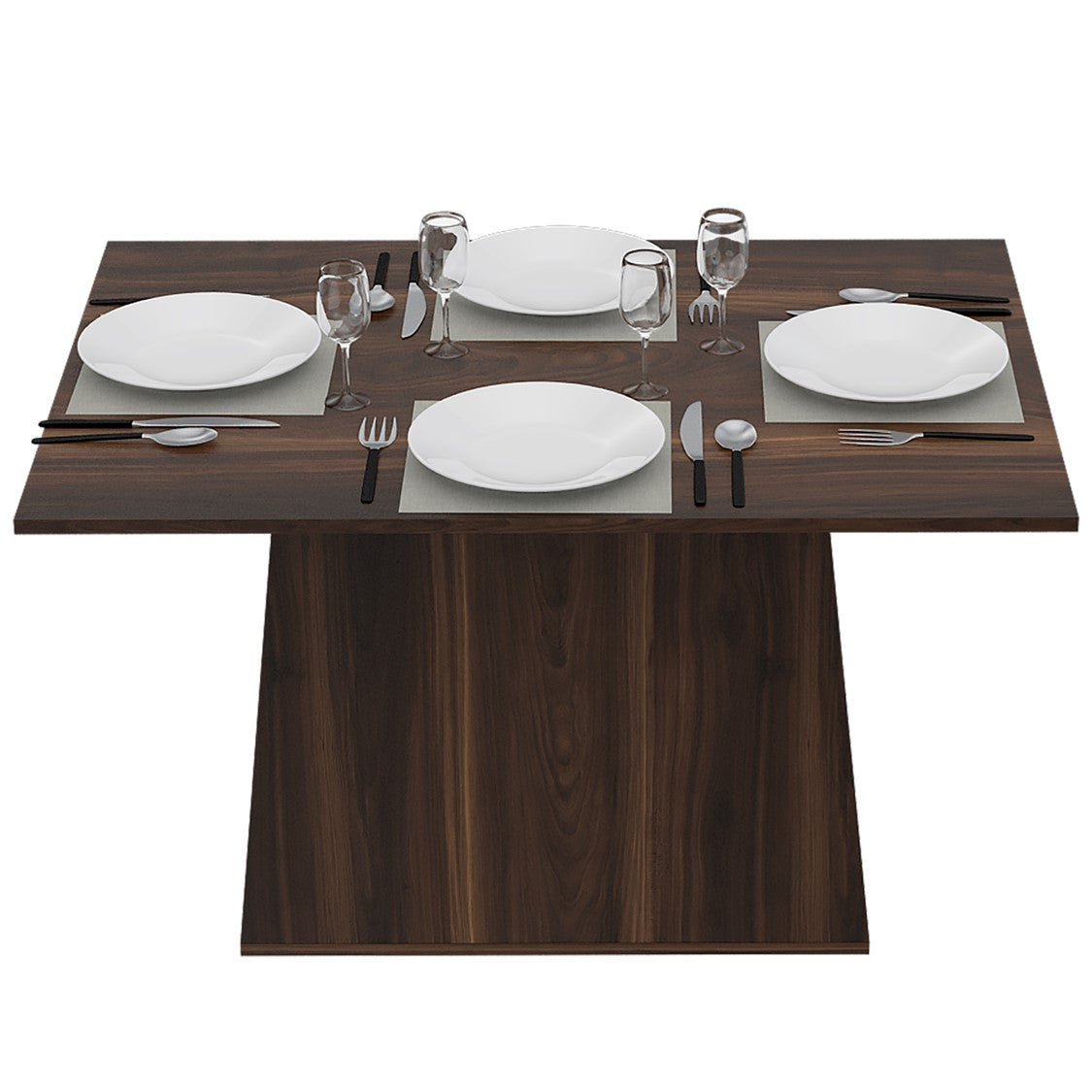 Mesa de Comedor Manchester Color Habano Para Sala De Estar