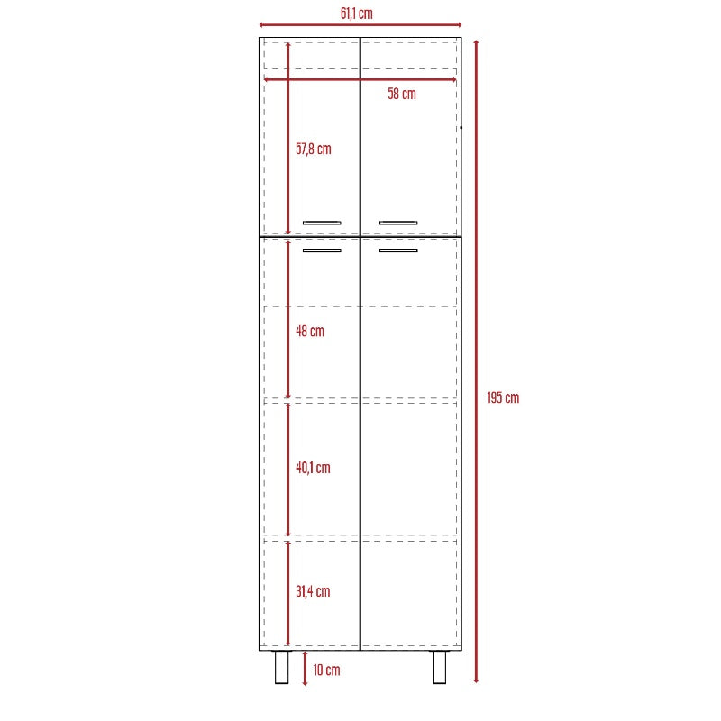 Mueble Alacena Rossi Color Para Cocina