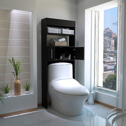 Optimizador de Baño Madrid Color Wengue y Negro Para Baño