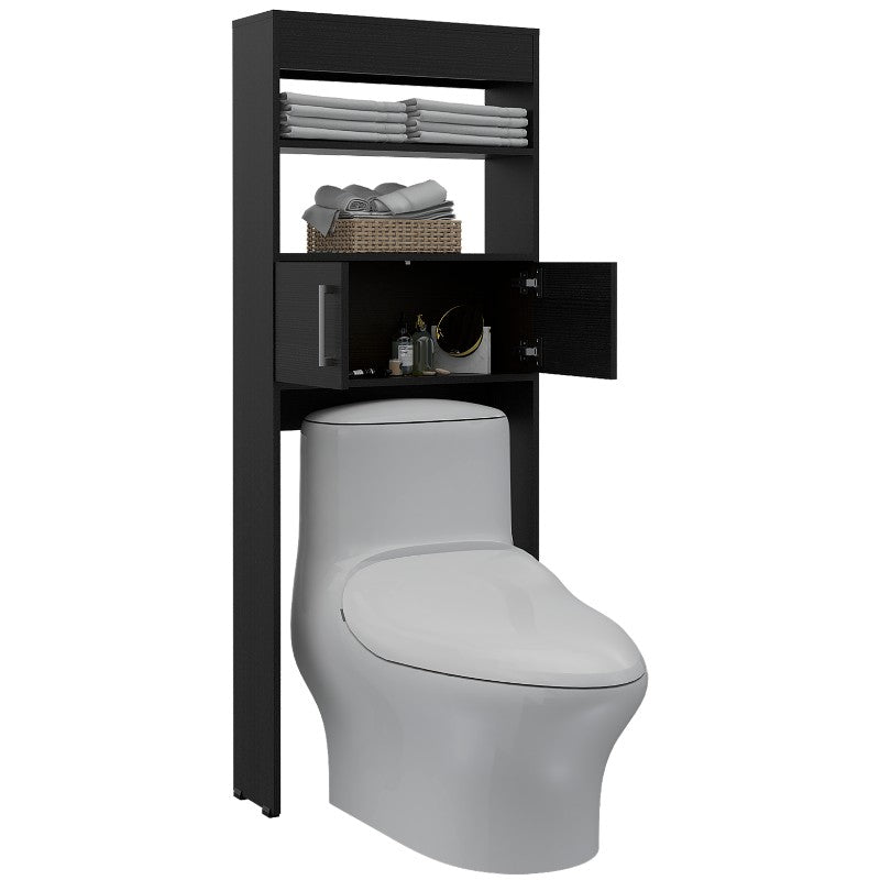 Optimizador de Baño Madrid Color Wengue y Negro Para Baño