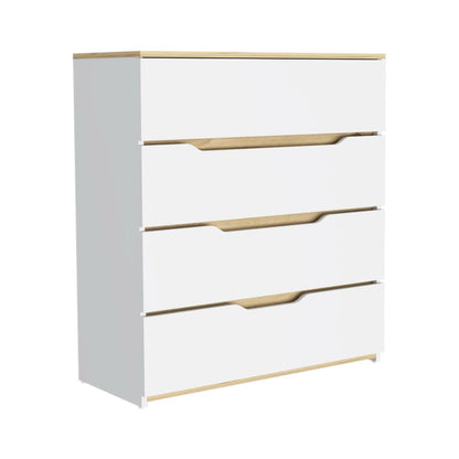 Cómoda Z Color Blanco y Duna Para Dormitorio