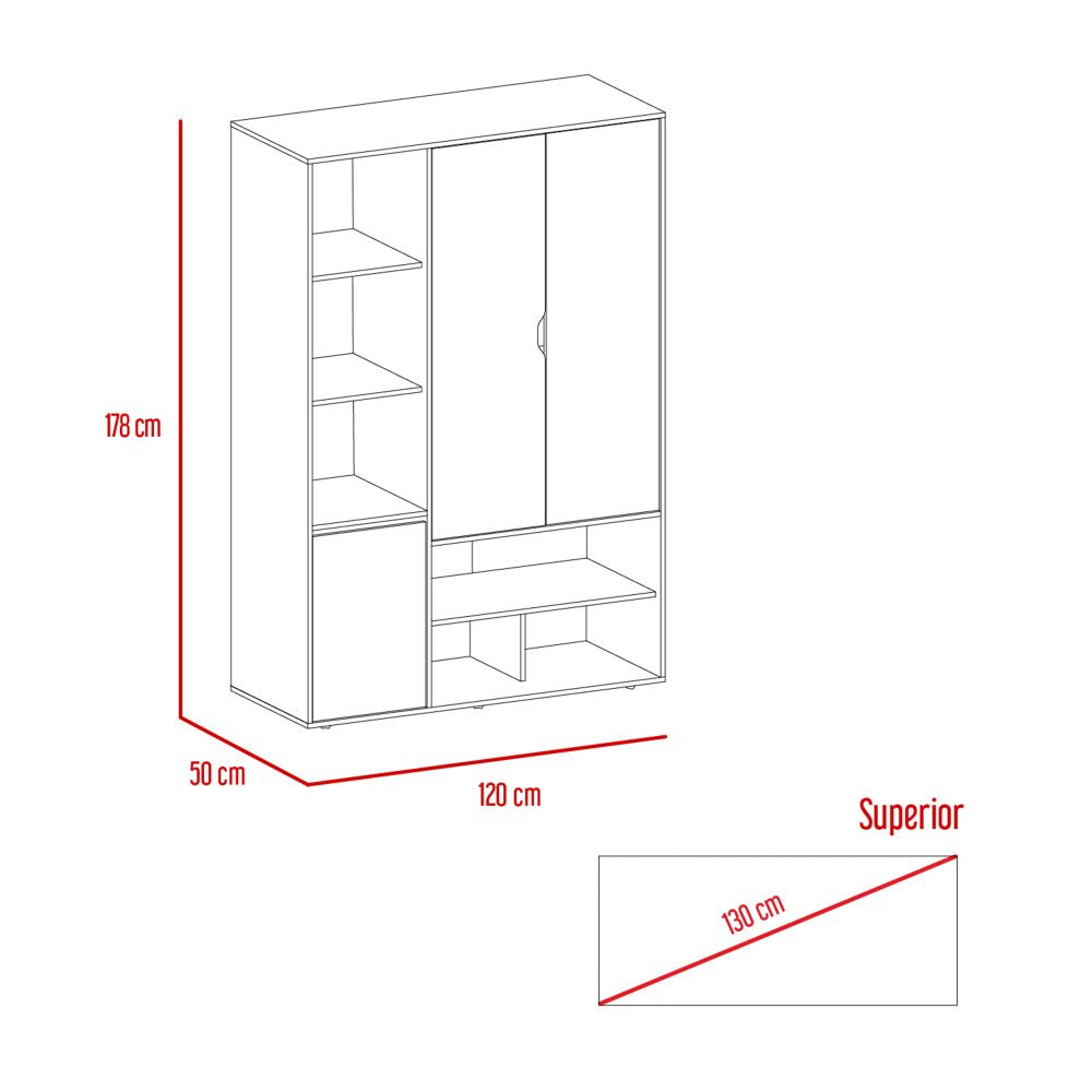 Closet Sleep S Color 178 Duna y Blanco Para Dormitorio