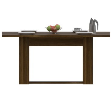 Mesa de Comedor Volterra Color Caramelo Para Sala De Estar