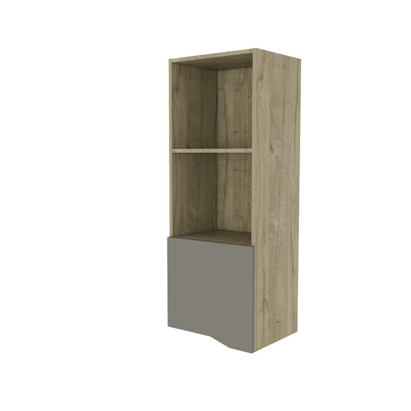 Mueble Alto Auxiliar Obregon Color Duna y Taupe Para Sala De Estar