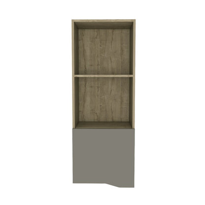 Mueble Alto Auxiliar Obregon Color Duna y Taupe Para Sala De Estar