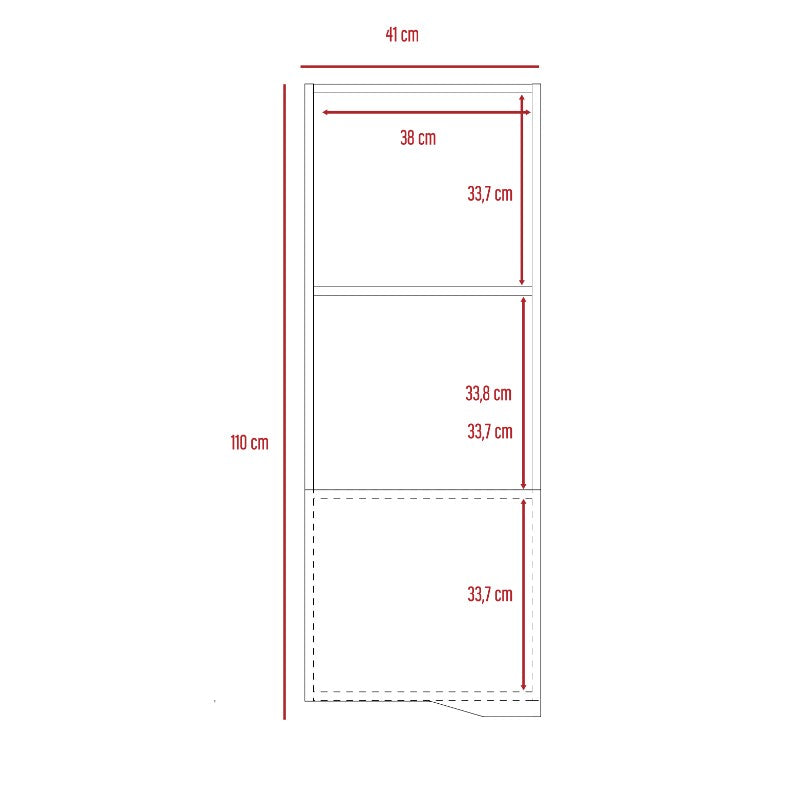 Mueble Alto Auxiliar Obregon Color Duna y Taupe Para Sala De Estar