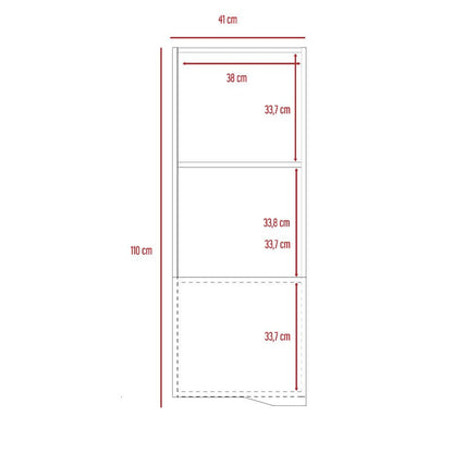 Mueble Alto Auxiliar Obregon Color Duna y Taupe Para Sala De Estar