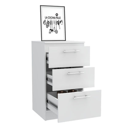 Mueble Inferior Manchester Color Blanco Para Cocina