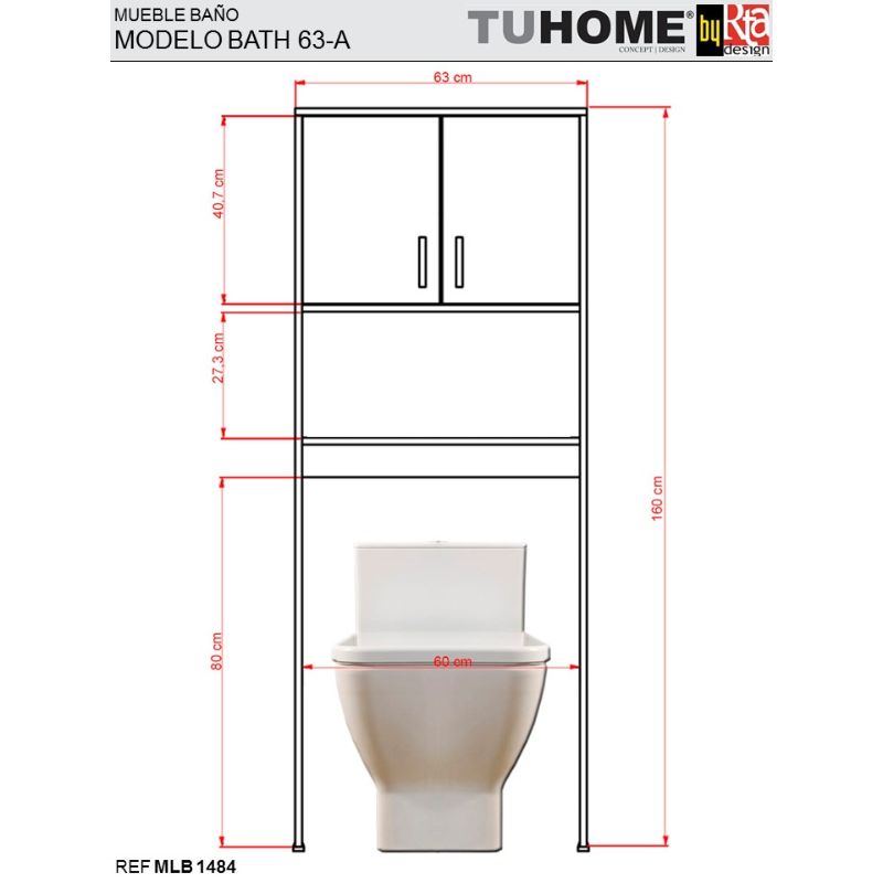 Optimizador Baño Bath Color Blanco Para Baño