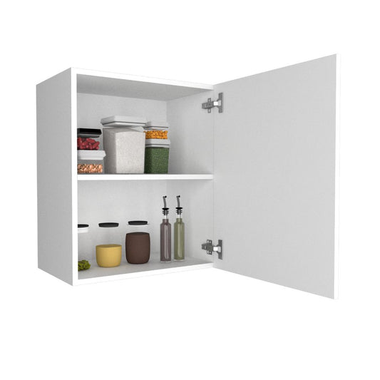 Mueble Aéreo Puerta Derecha Manchester Color Blanco Para Cocina