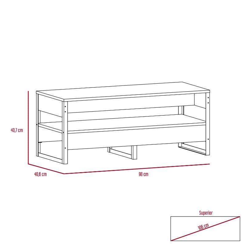 Mesa de Centro Magnum Color Miel Para Sala De Estar