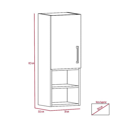 Mueble Auxiliar Barcelona Color Miel Para Baño