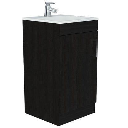 Mueble de Lavamanos Madrid Color Wengue Para Baño