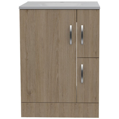 Mueble de Baño Vanguard Color Rovere y Blanco Para Baño