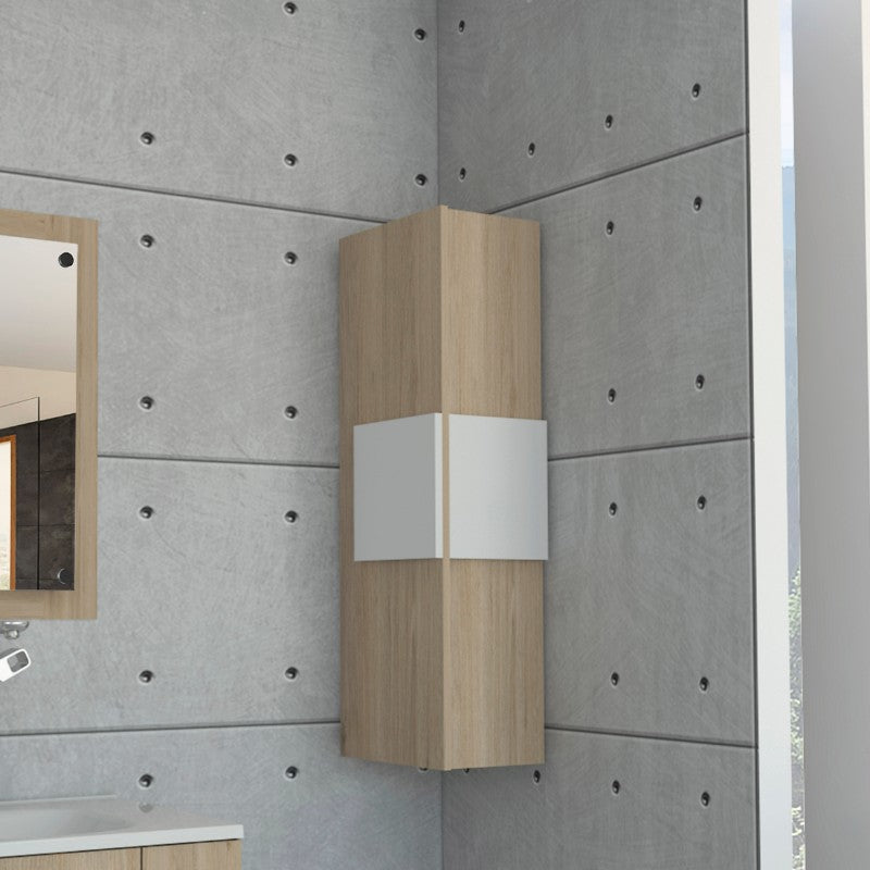 Optimizador de Baño Vanguard Color Rovere y Blanco Para Baño