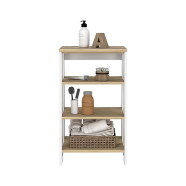 Mueble Optimizador Bath BI Color Duna y blanco Para Baño