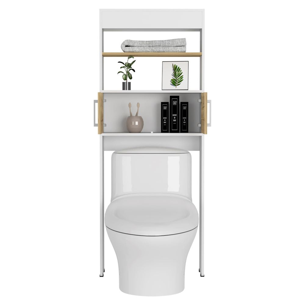 Mueble Optimizador Wc Bath BI Color Blanco y Duna Para Baño