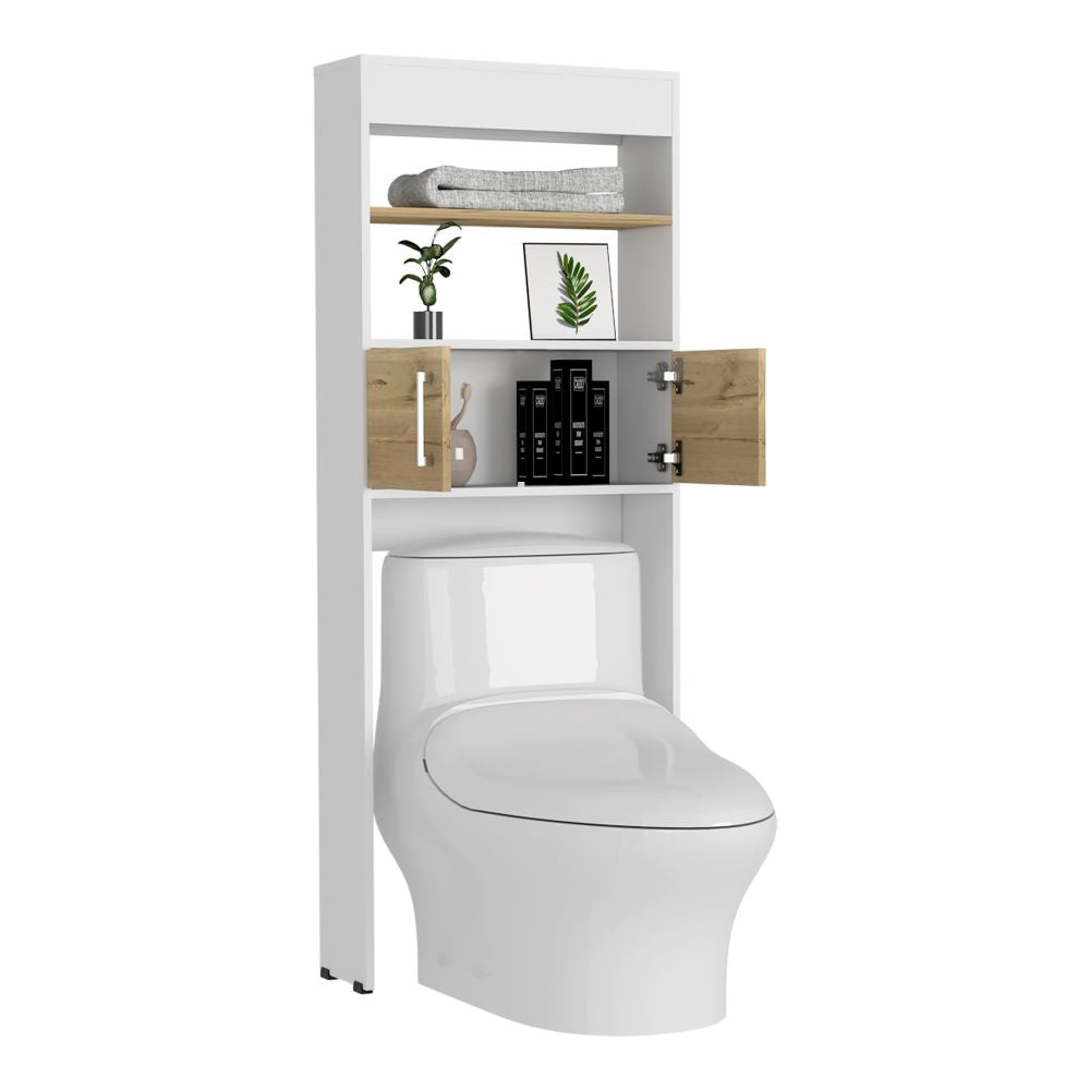 Mueble Optimizador Wc Bath BI Color Blanco y Duna Para Baño