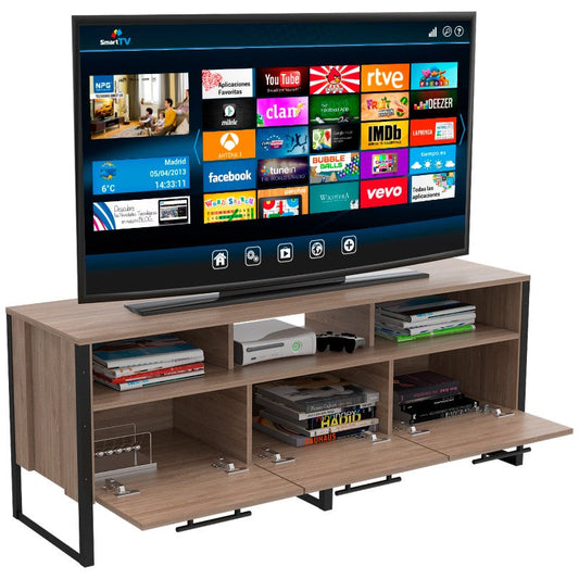Rack para TV Magnum Color Miel Para Sala De Estar