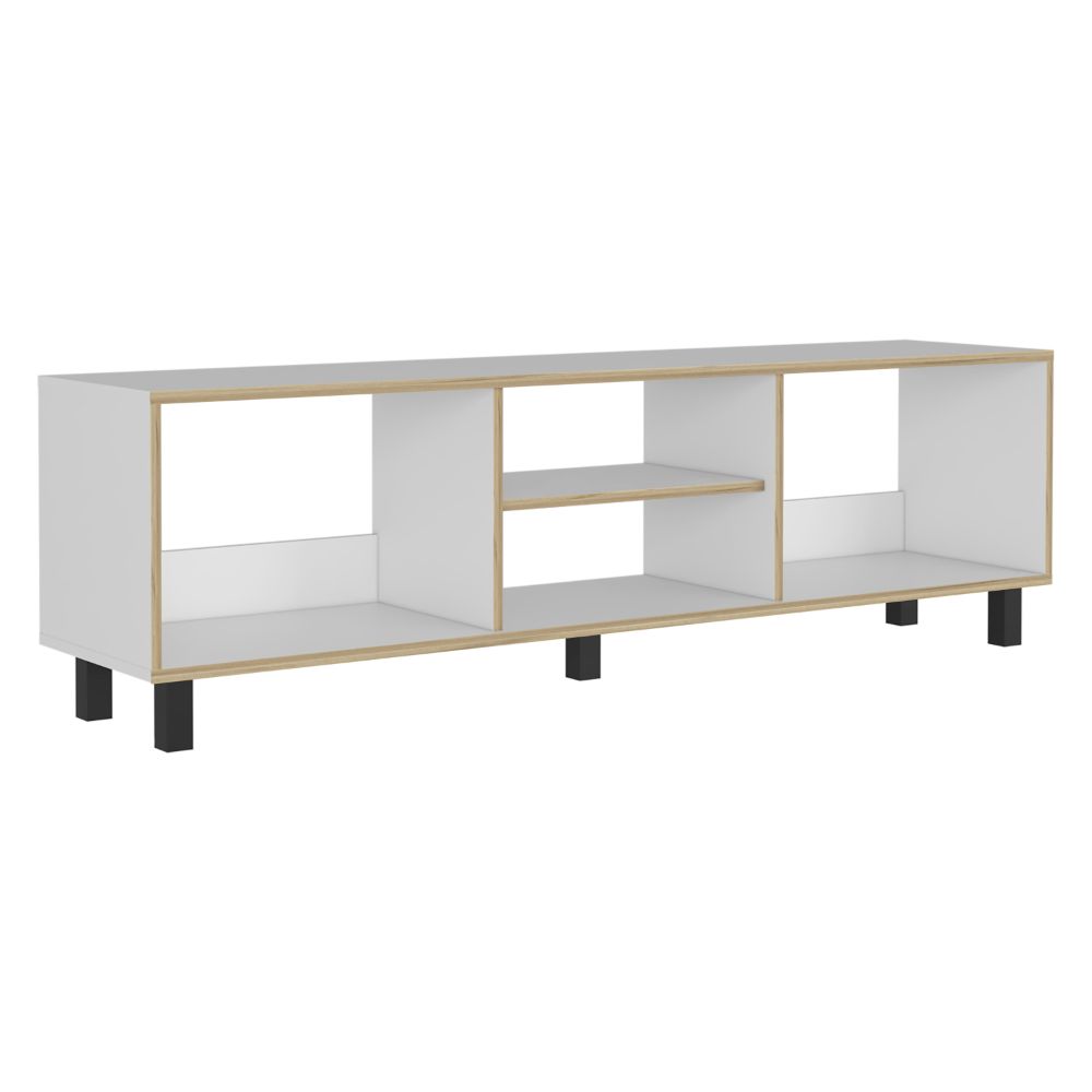 Rack para TV Nomik Texas Color Blanco Canto y Duna Para Sala De Estar