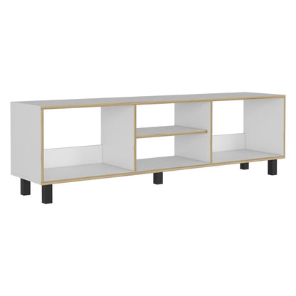 Rack para TV Nomik Texas Color Blanco Canto y Duna Para Sala De Estar